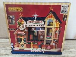 Lemax Rising Star Christmas Cookies Animated Sounds Village 35557