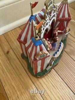 Lemax Side Show Circus Carnival Fair Freak Show Animated Rare Retired VIDEO