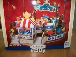 Lemax Sights and Sounds Carnival Village The Tea Cups Amusement Ride #84808 NIB