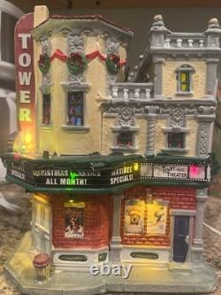 Lemax Signature Collection Michael's Exclusive Tower Theater Sounds COMPLETE