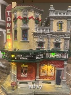 Lemax Signature Collection Michael's Exclusive Tower Theater Sounds COMPLETE