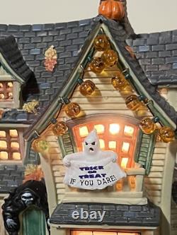 Lemax Signature Collection Scariest Halloween Housewindow Viewretired 2012