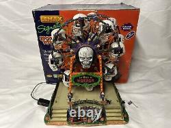 Lemax Signature Spooky Town Wheel Of Horror Lights Up Spins Halloween Decor