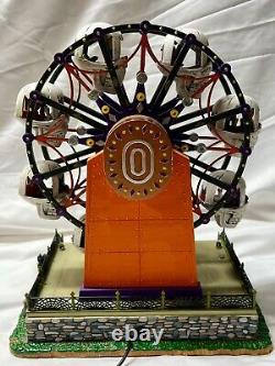 Lemax Signature Spooky Town Wheel Of Horror Lights Up Spins Halloween Decor