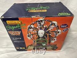 Lemax Signature Spooky Town Wheel Of Horror Lights Up Spins Halloween Decor