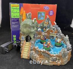 Lemax Skull River Haunted Amusement Park Ride Lights & Sounds Signature Series