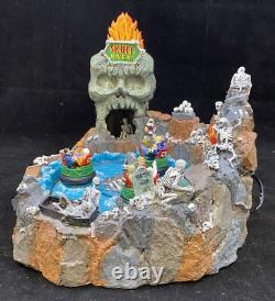 Lemax Skull River Haunted Amusement Park Ride Lights & Sounds Signature Series