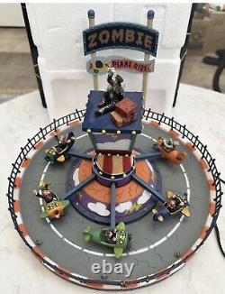 Lemax SpookyTown WithFree Gift? Zombie Plane Ride NIB RETIRED