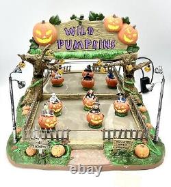 Lemax Spooky Town 2009 Wild Pumpkin Ride Halloween Manège In Box CIB EUC Tested