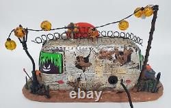 Lemax Spooky Town 2011 Killer Clown Mobile Home #14323 WORKS WithBox no pwr cord