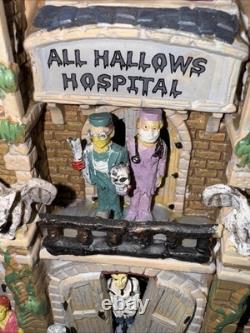 Lemax Spooky Town All Hallows Hospital Rare Retired (read)