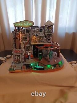 Lemax Spooky Town Animated Box-of-Bones Coffin Factory 2014 #45669