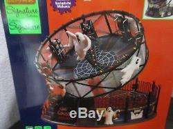 Lemax Spooky Town Carnival Ghost Around Animated Ride Halloween Village Nib