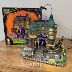 Lemax Spooky Town Collection Doug M. Upagain Funeral Home 2010 Halloween WORKS