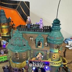 Lemax Spooky Town Collection Doug M. Upagain Funeral Home 2010 Halloween WORKS