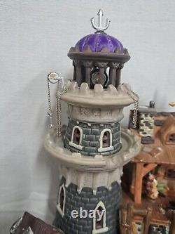 Lemax Spooky Town Collection Isle o Doom Lighthouse 2006 Please Read