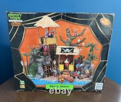 Lemax Spooky Town Collection Pirates Hideout, Sound & Lights Work, Retired Piece