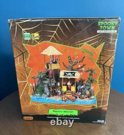 Lemax Spooky Town Collection Pirates Hideout, Sound & Lights Work, Retired Piece