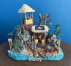 Lemax Spooky Town Collection Pirates Hideout, Sound & Lights Work, Retired Piece