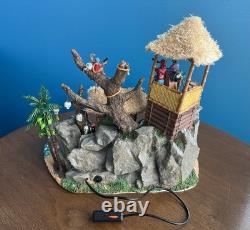 Lemax Spooky Town Collection Pirates Hideout, Sound & Lights Work, Retired Piece