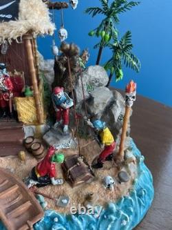 Lemax Spooky Town Collection Pirates Hideout, Sound & Lights Work, Retired Piece