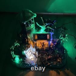 Lemax Spooky Town Collection Pirates Hideout, Sound & Lights Work, Retired Piece