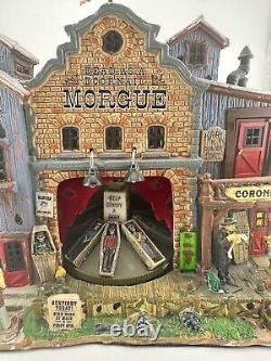 Lemax Spooky Town Dead as a Doornail Morgue Animated Musical 2008 Retired