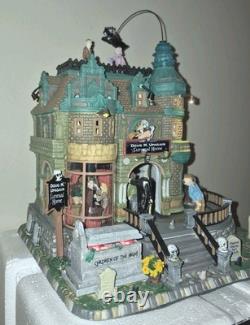 Lemax Spooky Town Doug M. Upagain Funeral Home Rare! Retired Halloween Village