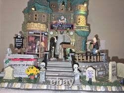 Lemax Spooky Town Doug M. Upagain Funeral Home Rare! Retired Halloween Village