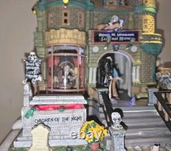 Lemax Spooky Town Doug M. Upagain Funeral Home Rare! Retired Halloween Village