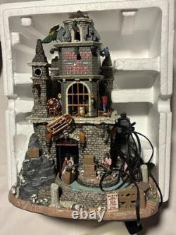 Lemax Spooky Town Dungeon of Terror Ride Animated Light Sound Halloween 35009