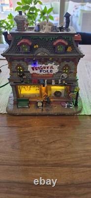 Lemax Spooky Town Fright & Fold Laundromat (2012) Super Rare & Retired