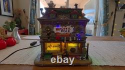 Lemax Spooky Town Fright & Fold Laundromat (2012) Super Rare & Retired