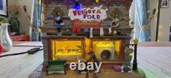 Lemax Spooky Town Fright & Fold Laundromat (2012) Super Rare & Retired