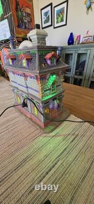 Lemax Spooky Town Fright & Fold Laundromat (2012) Super Rare & Retired