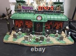 Lemax Spooky Town Graveside Diner (Hard to Find) Retired Box Works