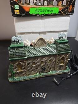 Lemax Spooky Town Graveside Diner (Hard to Find) Retired Box Works