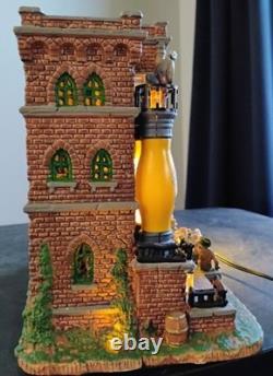 Lemax Spooky Town Grinning Goblin Brewery-Rare-Beautiful-Porcelain-HTF