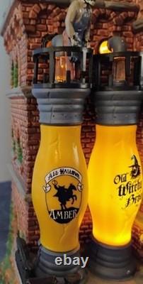 Lemax Spooky Town Grinning Goblin Brewery-Rare-Beautiful-Porcelain-HTF