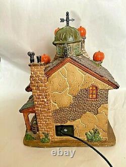 Lemax Spooky Town HEMLOCK'S NURSERY As is Works but with repairs & No Cord