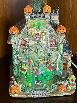 Lemax Spooky Town HEMLOCK'S NURSERY As is Works but with repairs & No Cord