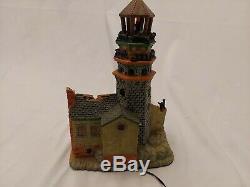 Lemax Spooky Town Halloween Collection The Lighthouse Ruins with Box #15209 2011
