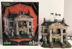 Lemax Spooky Town Halloween DEAD FRATERNITY #75171 RARE Works VIDEO Read