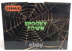 Lemax Spooky Town Halloween DEAD FRATERNITY #75171 RARE Works VIDEO Read