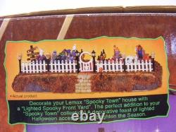 Lemax Spooky Town Halloween Lighted Spooky Front Yard Phantom Way #44101