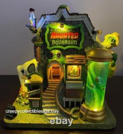 Lemax Spooky Town Haunted Aquarium Brand New- Lighted Village Collectible
