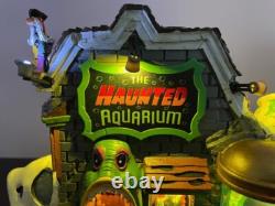Lemax Spooky Town Haunted Aquarium Brand New- Lighted Village Collectible