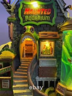 Lemax Spooky Town Haunted Aquarium Brand New- Lighted Village Collectible
