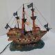 Lemax Spooky Town Lighted Ghost Galleon Pirate Ship Lights Motion & Sound Works