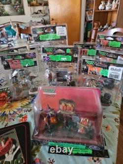 Lemax Spooky Town Lot Of 10 Halloween Figures Etc In Original Packs Mix Lot Read